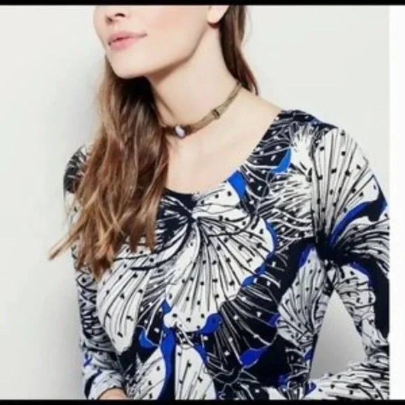 Free People First Kiss  Maxi Dress Blue Black S - Picture 3 of 14